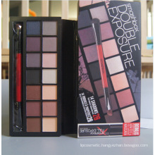 Hot Full Exposure & Double Exposure Palette 14 Colors Eyeshadow Set with Brush&Mascara